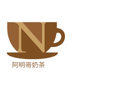 奶茶logo设计素材模板创意