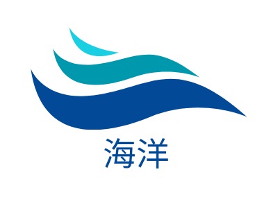 数字海洋设计logo图片